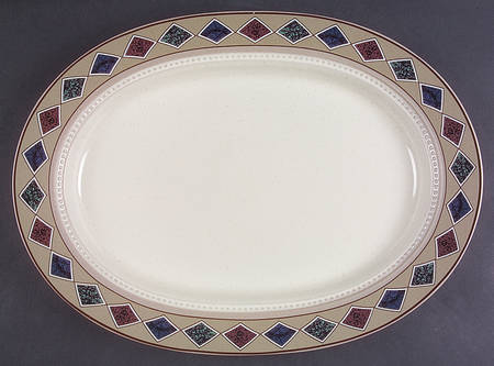 Terrazzo 15" Oval Serving Platter