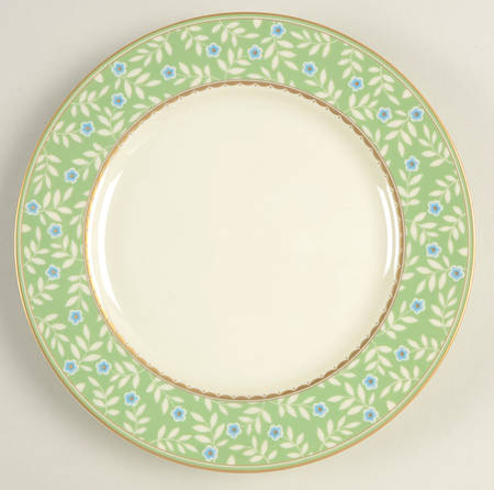 Flora Jade Salad Plate