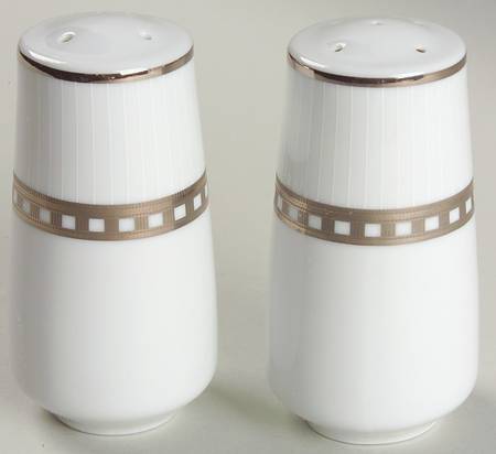 Platinum Symmetry Salt & Pepper Set