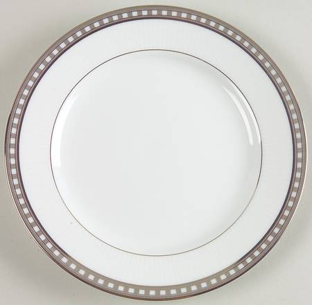 Platinum Symmetry Bread & Butter Plate
