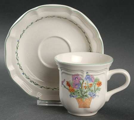 Flower Box Flat Cup & Saucer Set