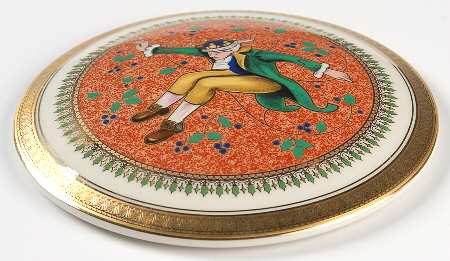 Twelve Days of Christmas Gold Lid for 5" Round Box