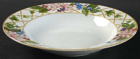 Sunshine Trellis Rim Soup Bowl