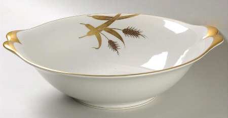 Midas (Cream Background, Japan) 10" Round Vegetable Bowl
