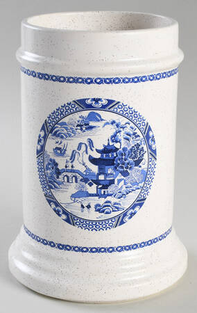 Blue Willow Medium Canister No Lid