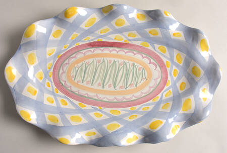Aalsmeer 16" Oval Serving Platter