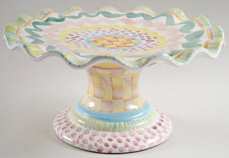 Aurora 12" Diameter Pedestal Cake Stand