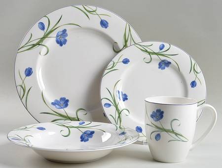 Garden Poetry 4 Piece Place Setting