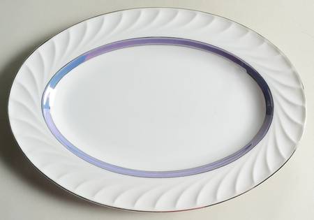 Delmonico 12" Oval Serving Platter by Meito