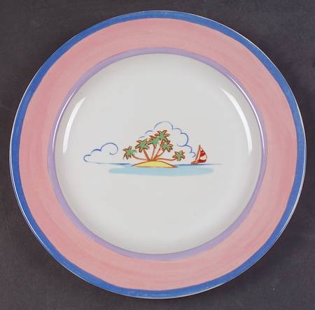 Nautical Compass Salad Plate