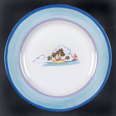 Nautical Compass Salad Plate