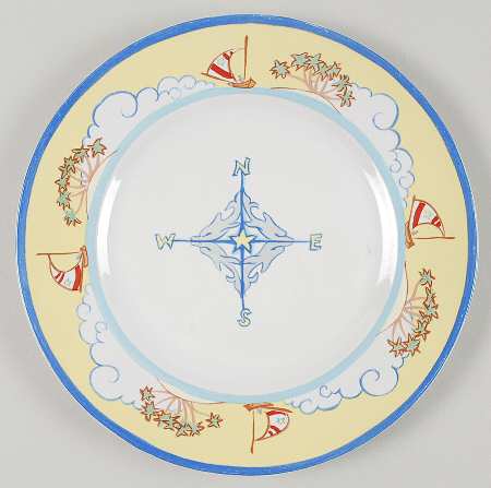 Nautical Compass Dinner Plate