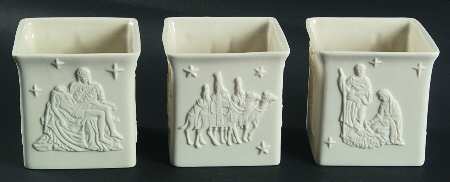 Holiday Elegance Votive Candleholder - Set of 3 Motifs