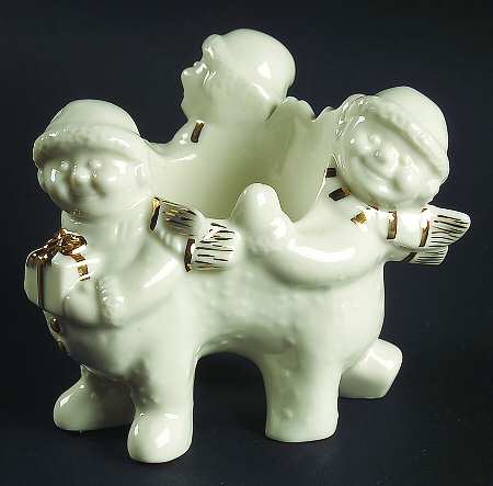 Holiday Elegance Snowman Figural Tea Light