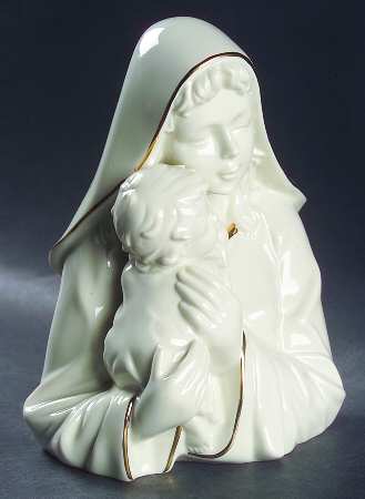 Holiday Elegance Madonna and Child Figurine