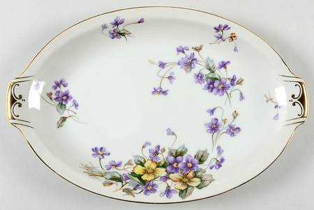 Adele (Orleans Shape, Narrow Rim) 12" Oval Serving Platter