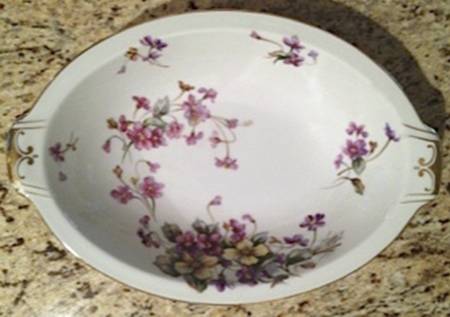 Adele (Orleans Shape, Narrow Rim) 9" Oval Vegetable Bowl