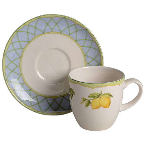 Fruit Rapture Flat Cup & Saucer Set