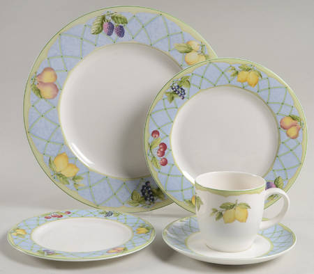 Fruit Rapture 5 Piece Place Setting