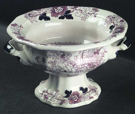 Brocade  Red Blue by Mason's