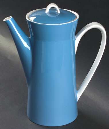 Duplex Light Blue Coffee Pot & Lid