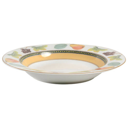 Fruit Odyssey Large Rim Soup Bowl