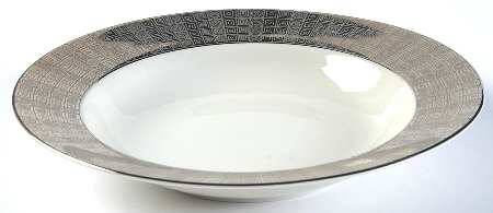 Gotham Silver Rim Soup Bowl by Mikasa