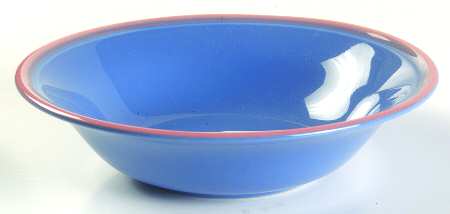 Colortones Blue Pink Coupe Cereal Bowl