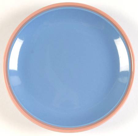 Colortones Blue Pink Salad Plate