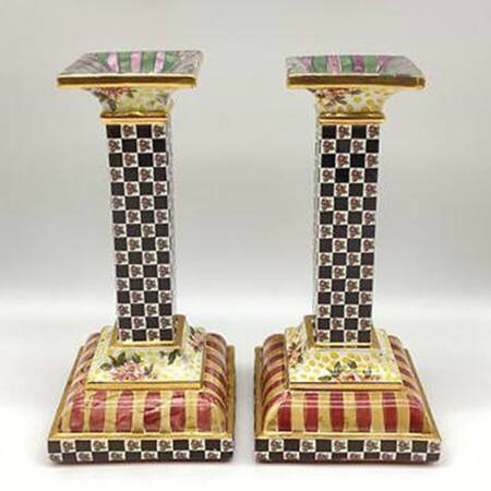 Torquay Frank Mustard 11" Candlestick
