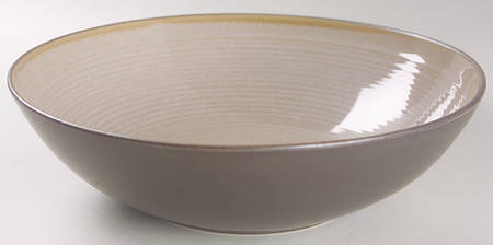Swiss Coffee Dark Brown 10" Round Vegetable Bowl