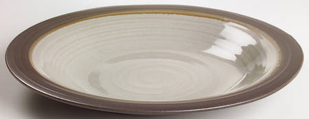 Swiss Coffee Dark Brown 11" Individual Pasta Bowl