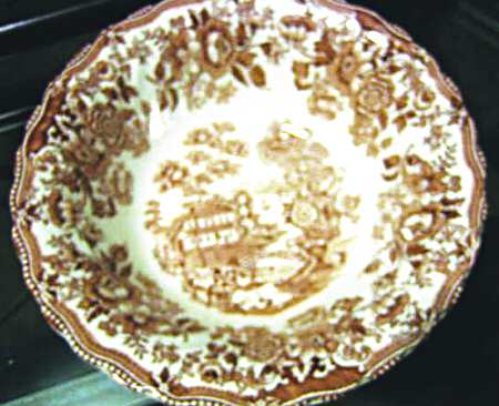 Tonquin Brown Fruit/Dessert (Sauce) Bowl