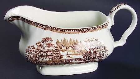 Tonquin Brown Gravy Boat