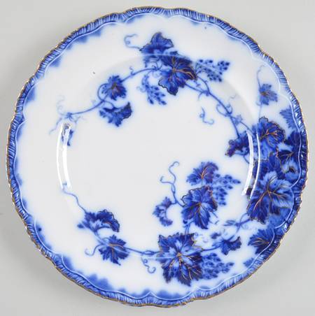 Virginia (Flow Blue, Gold Accent) by John Maddock &amp; Sons