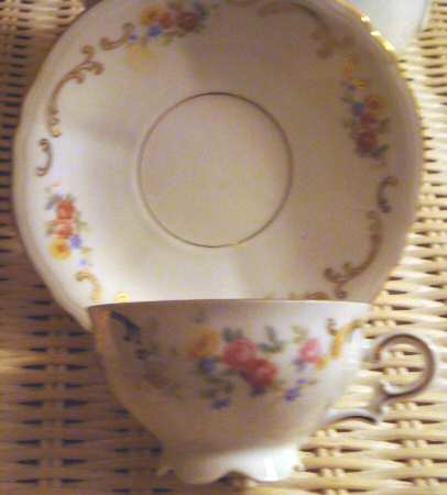 MIT107 Footed Demitasse Cup & Saucer Set