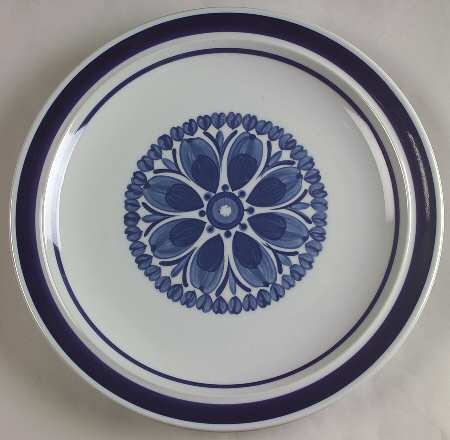 Blue Monterrey 12" Chop Plate (Round Platter)