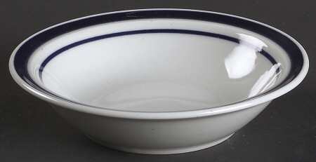 Blue Monterrey Rim Fruit/Dessert (Sauce) Bowl