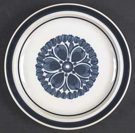 Blue Monterrey Salad Plate