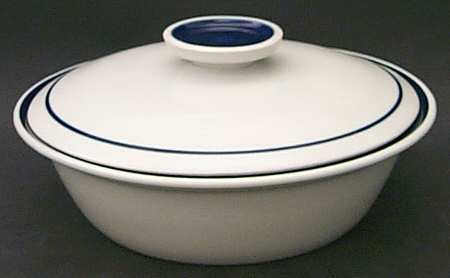 Blue Monterrey Round Covered Vegetable