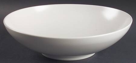 Stone Glaze White 11" Round Serving Bowl