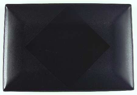 Origami Black 16" Rectangular Serving Platter