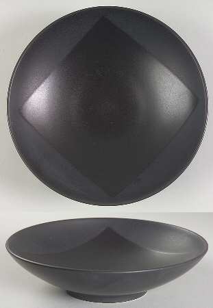 Origami Black Coupe Cereal Bowl