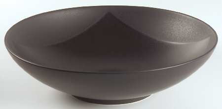 Origami Black 11" Round Vegetable Bowl