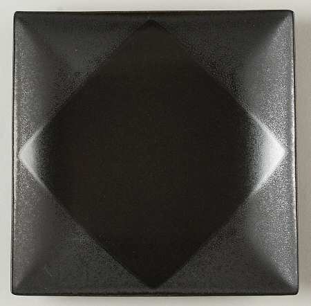 Origami Black Salad Plate