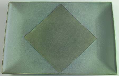 Origami Sage 16" Rectangular Serving Platter