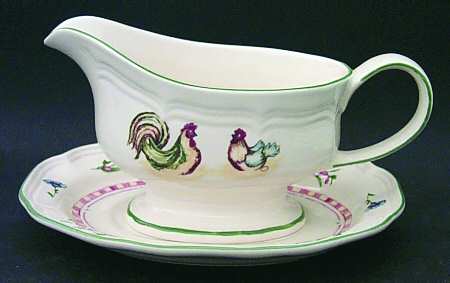 Bon Jour Gravy Boat & Underplate