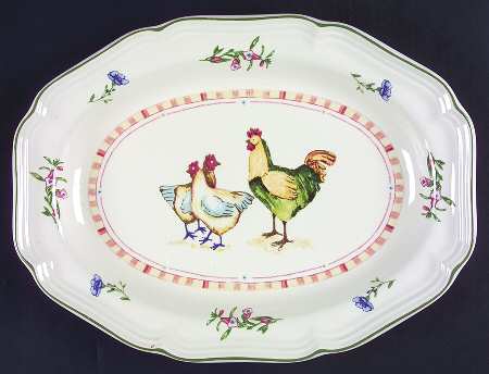 Bon Jour 14" Oval Serving Platter