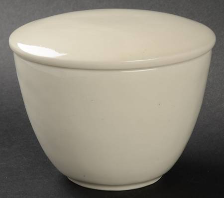 Stone Mountain Ivory Sugar Bowl & Lid