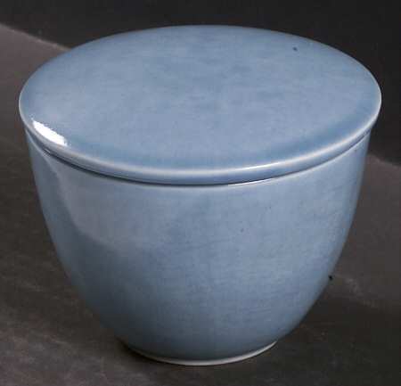 Stone Mountain Blue Sugar Bowl & Lid
